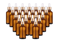 Бутылки золотой крышки пустые стеклянные для пользы личной заботы эфирных масел