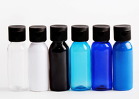 Круглая небольшая пластиковая косметика разливает цвета по бутылкам любимца емкости 30мл различные с крышкой