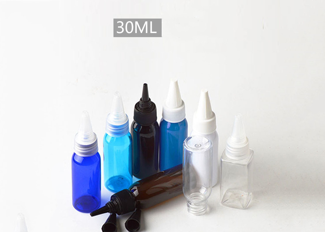 Прочный пустой пластиковый ЛЮБИМЕЦ разливает косметическую упаковку по бутылкам с крышкой рта иглы