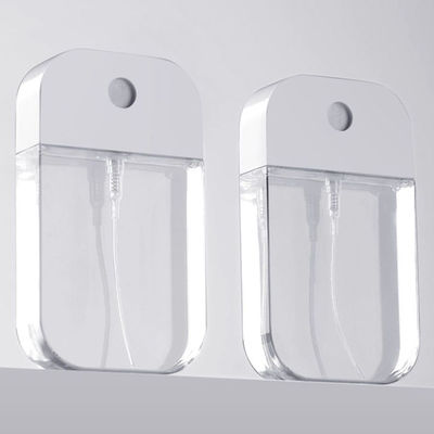 30 мл 50 мл Портативный Многоразовый Пластиковый распылитель для косметики из ПЭТГ в форме карты с резиновой рамкой, удобный для путешествий