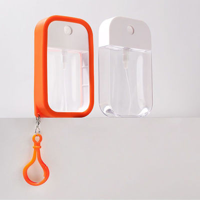 30 мл 50 мл Портативный Многоразовый Пластиковый распылитель для косметики из ПЭТГ в форме карты с резиновой рамкой, удобный для путешествий