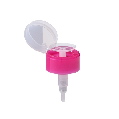 Пластмассовый ПЭТ-материал Красочный 28/410 33/410 0,5cc Дозировка Flip Top Nail Polish Dispenser Remover Oil Pump Устойчивый к утечке