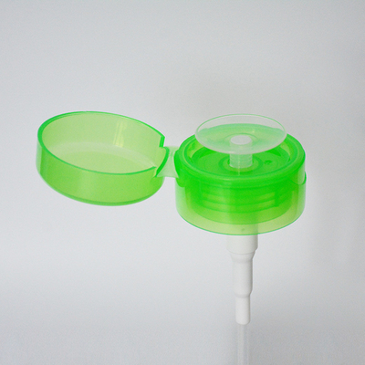 Пластмассовый ПЭТ-материал Красочный 28/410 33/410 0,5cc Дозировка Flip Top Nail Polish Dispenser Remover Oil Pump Устойчивый к утечке