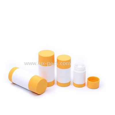 Удобный многоразовый контейнер-стик для дезодоранта-бальзама с завинчивающейся крышкой и прозрачной упаковкой