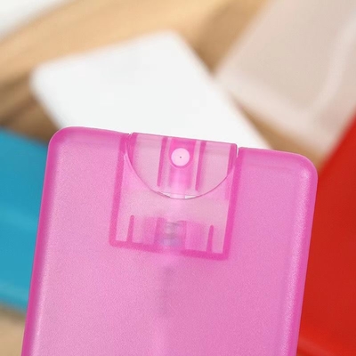 Portable 20ml Plastic Card Perfume Spray With Multiple Colors Suppot