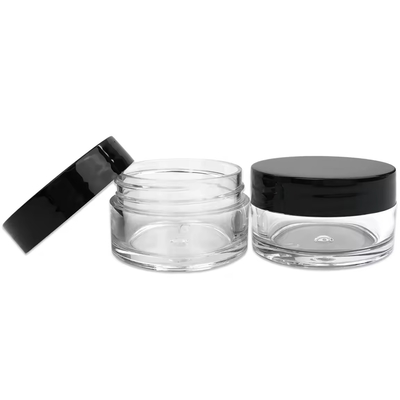 30ml 50ml 100ml 200ml Empty Clear Cosmetic Glass Cream Jar