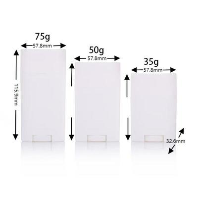 Вращающееся использование 35 г 50 г 75 г PP пластиковый корпус ароматический дезодорант-бальзам в стике