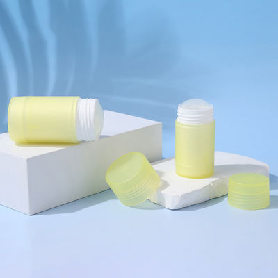 Новый дизайн 35g 50g 75g PP двойная оболочка аромат для тела дезодорант бальзам контейнер для личной гигиены