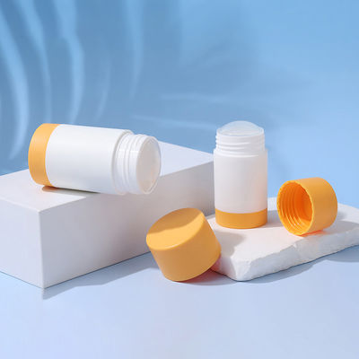 Новый дизайн 35g 50g 75g PP двойная оболочка аромат для тела дезодорант бальзам контейнер для личной гигиены