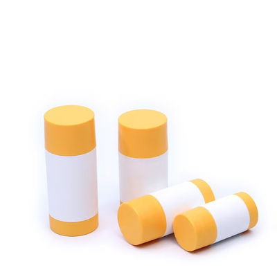 Поворачивающийся дизайн 30g 50g 75g 100g PP Пластиковый корпус ароматный контейнер Дезодорантная палочка