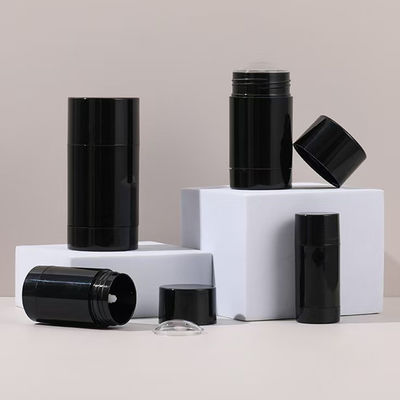 Цилиндрическая форма 15 г 30 г 50 г 75 г 100 г Собственная торговая марка AS Пластиковый пустой стик для дезодоранта