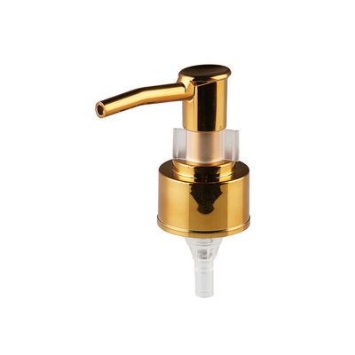 Жидкостный насос с горловиной 24 мм для лосьона из анодированного алюминия золотого и серебряного цвета