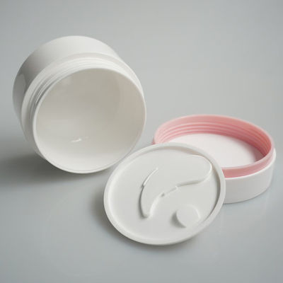 Custom Color 120g 200g Matt Surface Double Layer Cream Jar For Personal Care