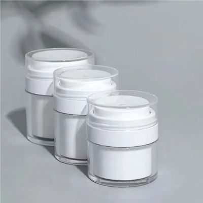 15g 30g 50g 100g Round PS Double Wall Airless Pump Face Cream Jar New Design