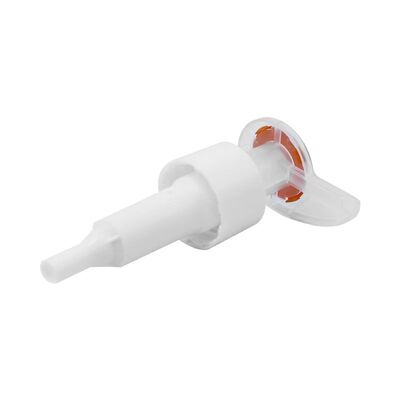 Верхние цвета головы поддерживаются PP Внешний весенний лосьон насос с несколькими размерами 24 мм 28 мм используется для жидких бутылок мыла по уходу за кожей