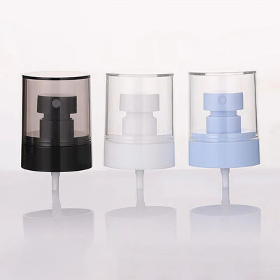 Распылитель с пластиковым полу-чехлом 24 мм, белый туман, с прозрачным колпачком, большой колпачок для нанесения жидкости