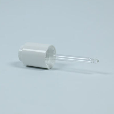 18mm 20mm 24mm Plastic Press Dropper with Customized Glass Tube for Essential Oil Bottle