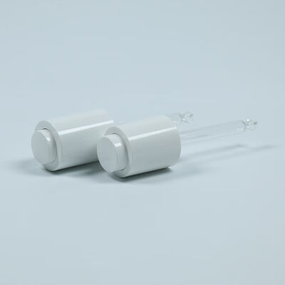 18mm 20mm 24mm Plastic Press Dropper with Customized Glass Tube for Essential Oil Bottle