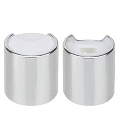 24/410 PP Круглый пресс Металлическая крышка Золото/Серебро Пластиковый Диск верхняя крышка УФ Печатная 24 мм винтовая крышка для различных бутылок личной гигиены