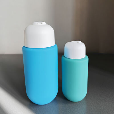 60/100/150/200/250/300/350/400ML Disc Top Cap HDPE Bottle Conditioner Lotion Skin Care Container
