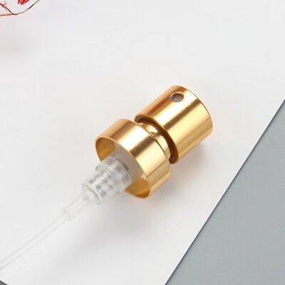 15mm Perfume Spray Aluminum Bottle Customizable Middle Ring Gold Silver Black Electroplated Bottle Caps Closures 0.15cc