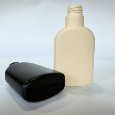 28 мм 200 мл HDPE 33 г матовый черный/бежевый пустой пластиковый бутылка для шампуня лосьон косметическая упаковка