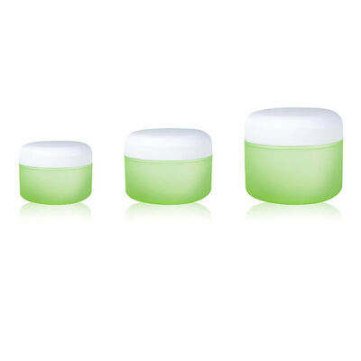 Matte Mold 50g 100g 200g PP Material Cream Jar with Hand-pull Gasket Support Printing