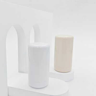 Deodorant Balm Container Empty Round Solid Balm Stick Bottle 30g 50g Reusable Outer Shell Replaceable Inner Refill