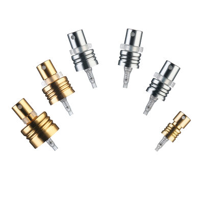 15mm Crimp-on Aluminum Fine Mist Sprayer Pump 0.15cc Output Perfume Spray Nozzle for Cosmetic Bottle