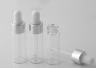 Ясные бутылки ароматерапии стеклянных бутылок эфирного масла прозрачные