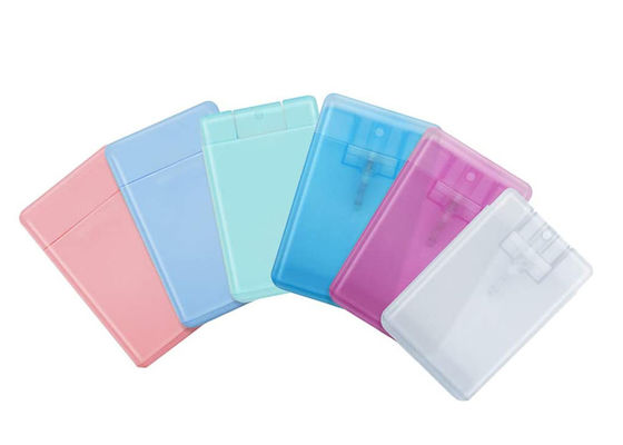 15 мл 20 мл Портативный тонкий кредитная карта Спрей Парфюмерная бутылка Устойчивый к утечке тонкий туманный атомизатор Легко для путешествий