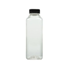 бутылка напитка пустого квадратного ЛЮБИМЦА 16oz пластиковая с крышкой прозрачной