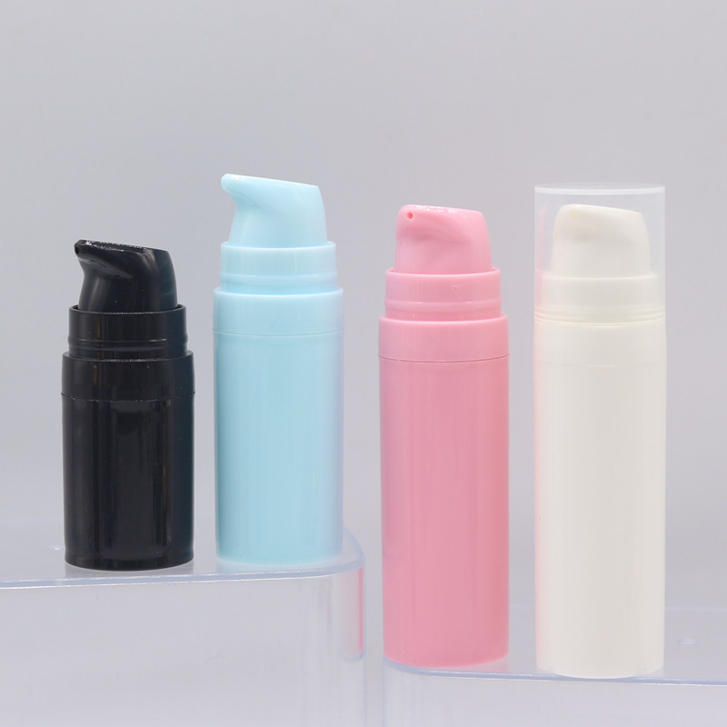 Подгонянная бутылка насоса цилиндрического ЛЮБИМЦА пластиковая безвоздушная с щелчковым насосом лосьона
