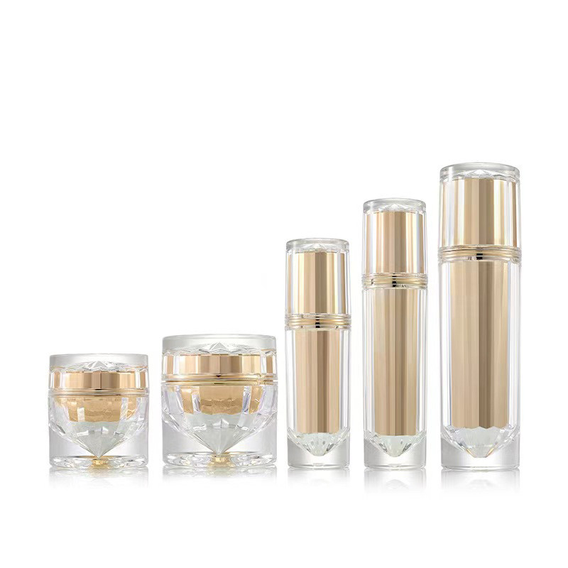 Акриловая бутылка для косметической сыворотки и лосьона с дозатором 1 унция