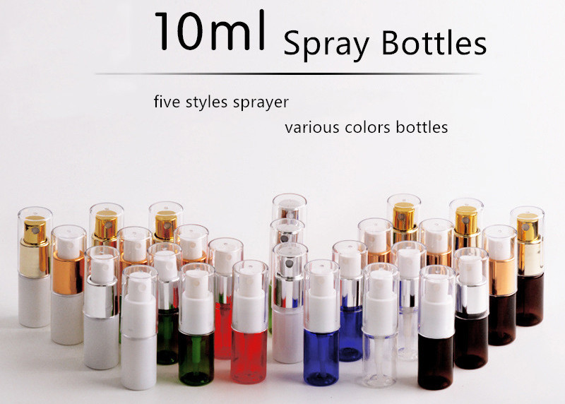 Брызги полного покрытия косметические разливают цвета по бутылкам 10мл БПА свободные различные с точным спрейером тумана