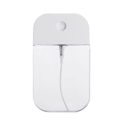 30 мл 50 мл Портативный Многоразовый Пластиковый распылитель для косметики из ПЭТГ в форме карты с резиновой рамкой, удобный для путешествий