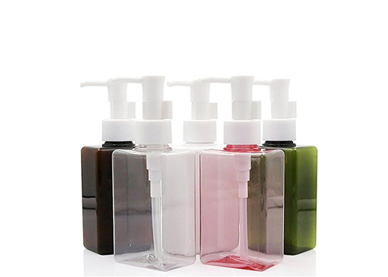 Различные цвета опорожняют бутылки насоса пены для проводника тензидов шампуня